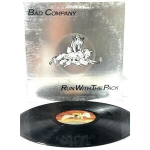 Bad Company - Run With the Pack Vinyl Record LP 1976 SS-8415 Swan Song